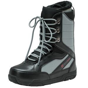 Alpine Swiss Men's Snowboard Boots | Waterproof, Custom-Fit Liner, Medium Flex
